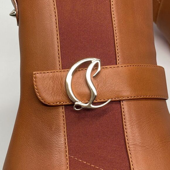 Christian Louboutin Leather 70 Chelsea Booties size 39.5 - Picture 7 of 15